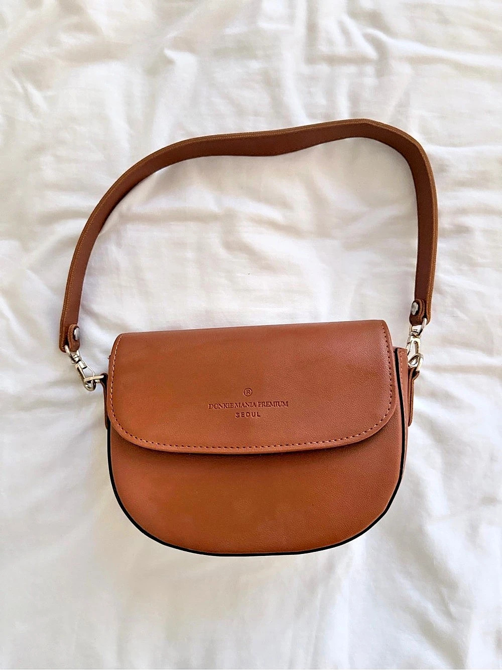 Korean Donkie Brown Crossbody Bag